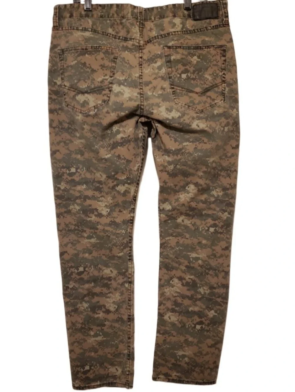 Bullhead Camouflage Men's Pants - Green Camo Gravels Slim 36x32